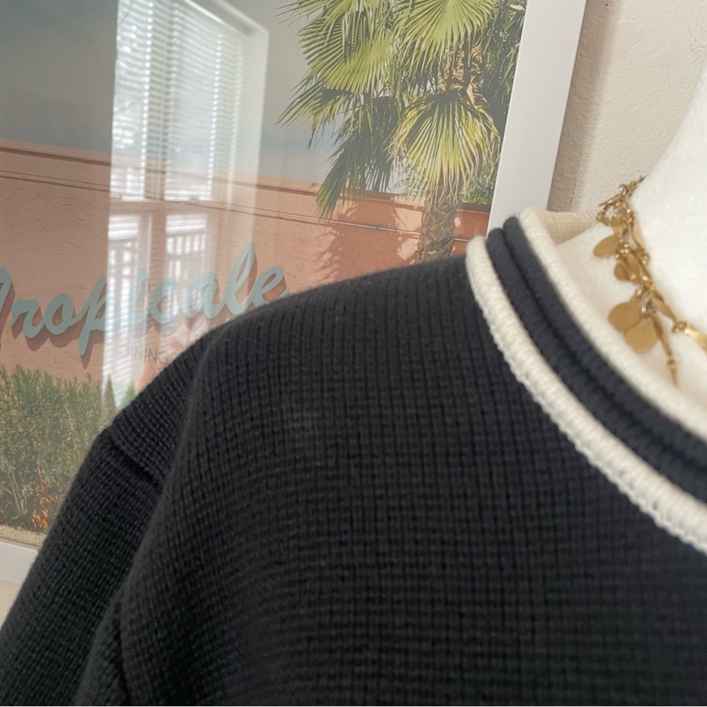 J.Crew Emilie Sweater Lady Jacket with contrast trim - Picture 5 of 8